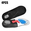 2/4/6Pcs Shoes Insoles for Feet Arch Support Plantar Fasciitis Orthopedic Insole Men Silicone Shock Absorbing Non Slip Shoe Pads