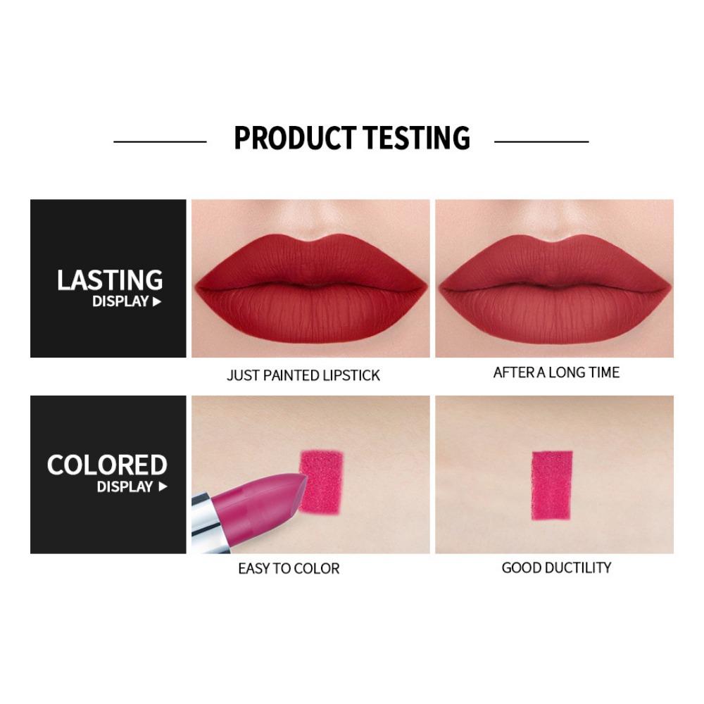 HANDAIYAN Dumpling Fog Surface -long Moisturizing Lipstick Velvet Nourishing Matte Lipstick Red