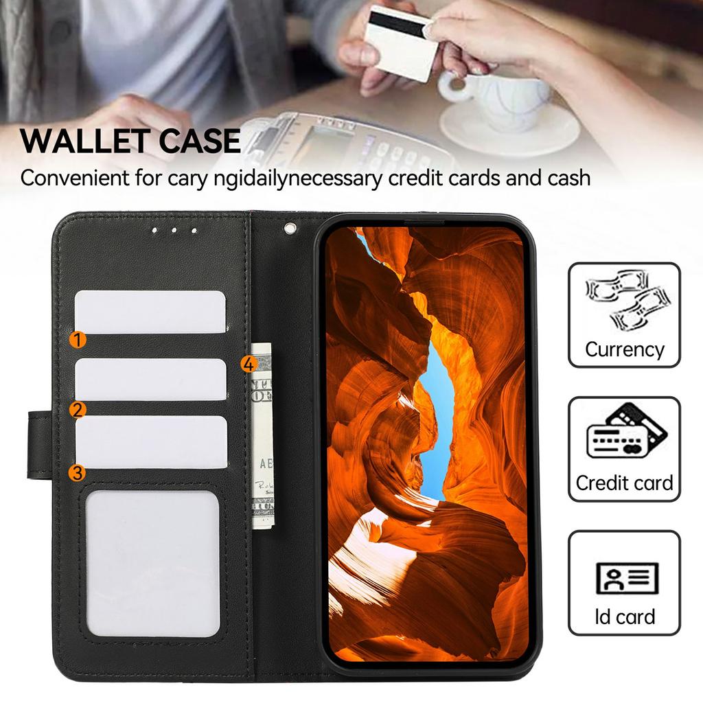 For iPhone 17 Pro Case RFID Blocking Flip Leather Phone Cover