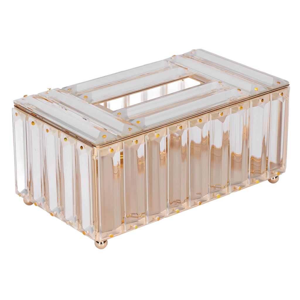 Коробка для салфеток Процесс позолоты Тонкая работа Простая мода Многоцелевое хранение салфеток