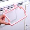 Portable Garbage Bag Support Frame Cabinet Door Back Type Rounded Corner Anti-collision Supportable Bracket Organzier Tools