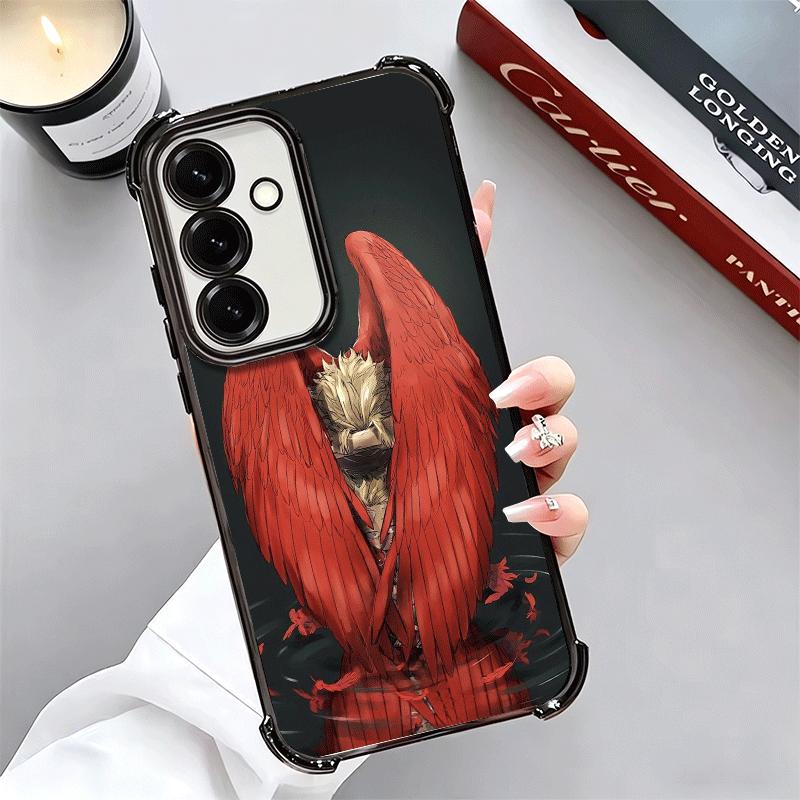MHA My Hero Hawks Мягкий чехол для телефона для Samsung A17 A27 A07 A37 A57 A16 A56 A15 A55 A14 A54 A13 A53 A26 A36 A25 A35 A24 A34 A23 A3