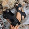 Large Size Wedge Heel Sandals Women's Summer New Light Outer Wear Heightening Fashion Casual Sandals Women