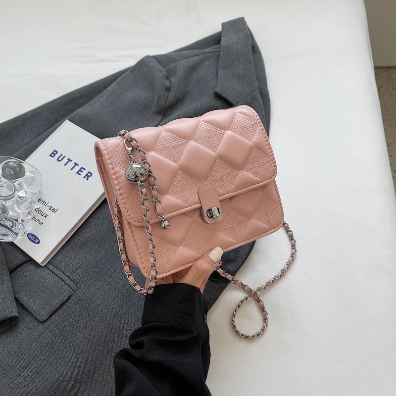 Маленькая сумка женская новая мода высококлассная модная бриллиантовая сумка на плечо цепочка сумка-мессенджер маленькая квадратная сумка