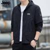 Мужская летняя худи JEEP SPIRIT с защитой от солнца из ледяного шелка