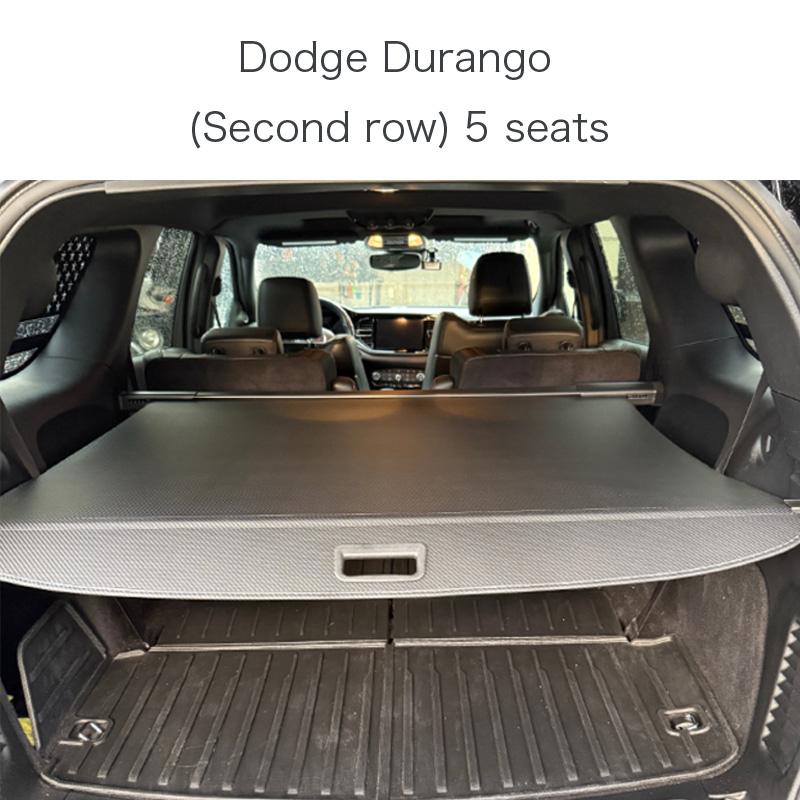 Автоматическая шторка-органайзер для багажника, чехол для Dodge Durango 2011-2025, автомобильный чехол для груза, задняя полка багажника, хранение багажа, водонепроницаемый щит