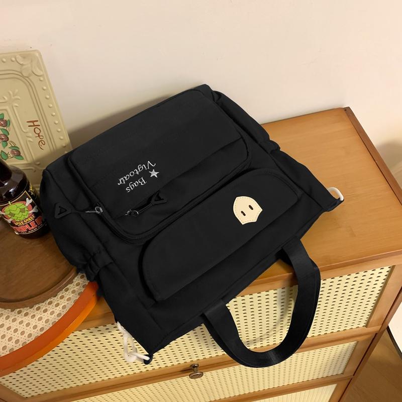 Женская сумка через плечо, нейлоновая сумка через плечо, студенческая сумка для занятий