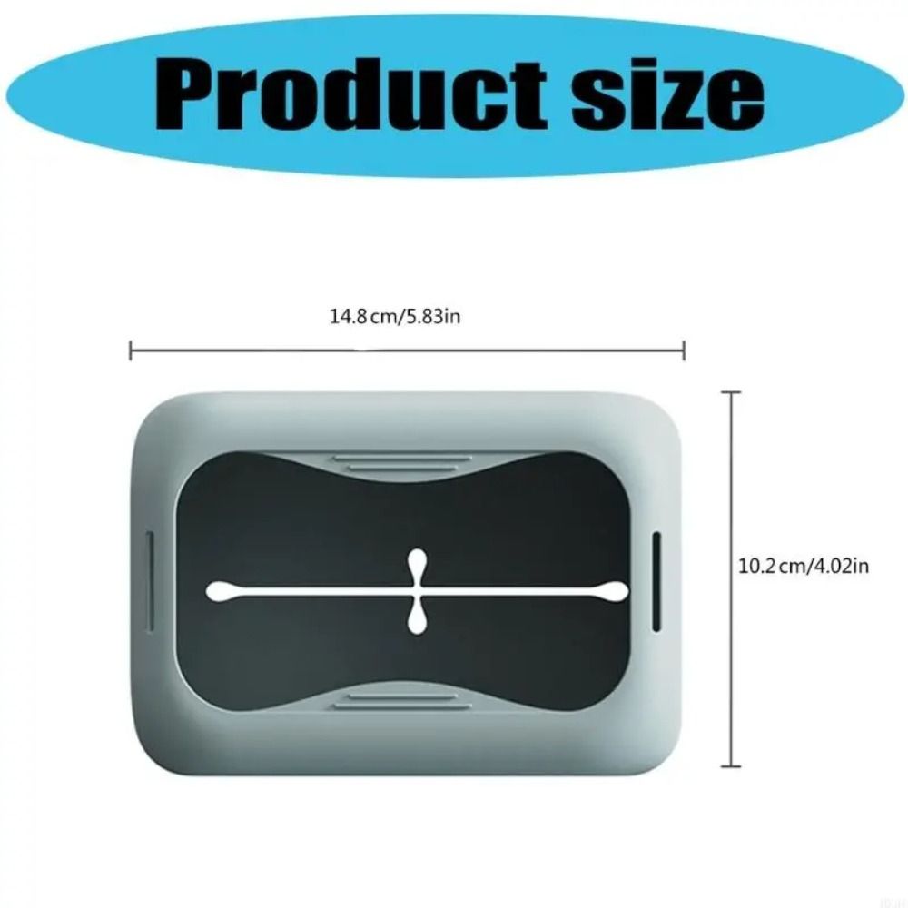 Non-slip Tissue Storage Box Silicone Napkin Dispenser Portable Paper Container Home Decoration