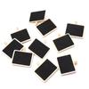 10Pcs Mini Wooden Blackboard Clip Message Note Board Home Store Decoration