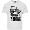 Id Rather Be Farming Farmer Tractor Unisexs Light Cotton TShirt