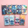 Stitch 2025 Fashion Long Cartoon Wallet with Zipper, Coin Purse & Card Holder