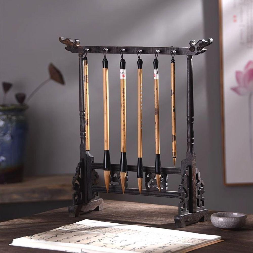 Desktop Storage Calligraphy Brush Organizer Chinese Brushes Holder Calligraphy Supply