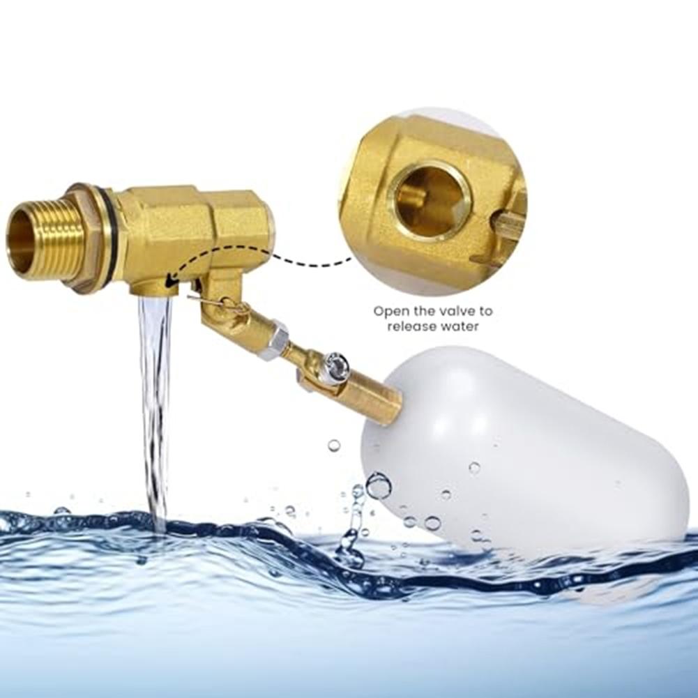 12-дюймовый поплавковый клапан с автозаполнением для резервуара для скота, для пруда, с герметичным уплотнением и вращающейся регулируемой функцией