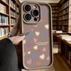 Яркие Сердечки-Зарисовки Мягкий ТПУ Чехол для Телефона для iPhone 17 16 15 14 13 12 11 Pro Max Plus Ударопрочный Противоскользящий Чехол