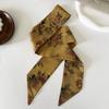 Hair Tie Long Silk Scarf Ribbon Ancient Hair Band Ancient Style Ink Painting Silk Scarf  Lady