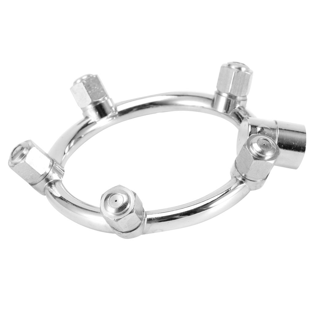 G1/4 внутренняя резьба распылительная форсунка 5 головок круглая садовая увлажнительная круглая распылительная форсунка