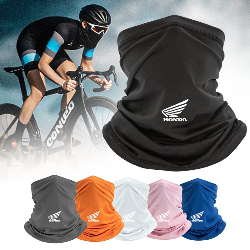 FVE1 Motorcycle Face Mask Outdoor Cycling Neck Scarf Sunscreen Mask For Honda CB400 CB650F CBF CBR25ORR CRF SH3O0 NC75O HONDA