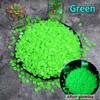 600Pcs Mini Glow in The Dark Pebble Resin 1cm Fish Tank Luminous Stone DIY Glowing Effect Aquarium Decoration Stone Lawn