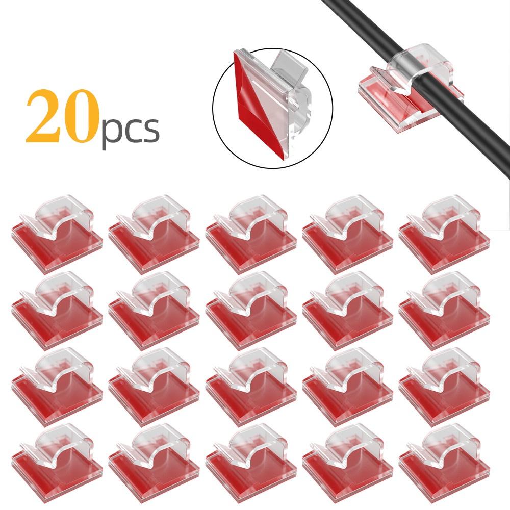 10/20/50 шт. самоклеящиеся зажимы для органайзера для кабеля, мини-автомобильный держатель кабеля, крепление, зажим для стола, зажим для крепления провода, крепежный зажим