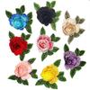 Multicolor 3D Water-Soluble Embroidery Lace Patch - DIY Rose Design