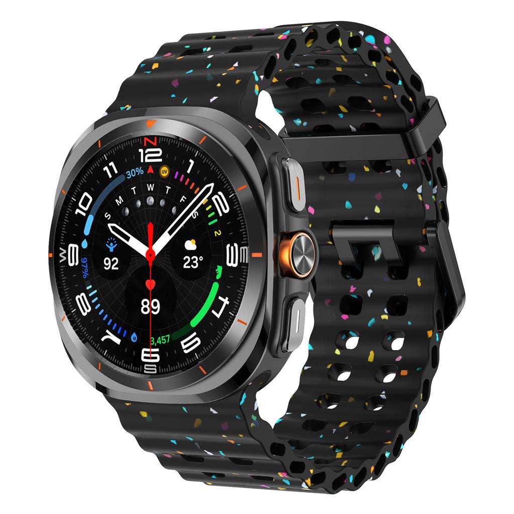 Оригинальный морской ремешок для Samsung Galaxy watch Ultra 47 мм Аксессуары Силиконовый спортивный браслет Ремешок Galaxy watch 7 Ultra