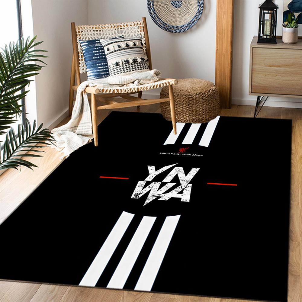 Ynwa Themed Floor Mat Nonslip Mat Decorative For Living Room Game Room Doormat Machine Washable Vintage Decorative