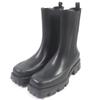 Pristine PRADA boots monolith Chelsea shoes with thick soles leather mens 10 2UG007 Used