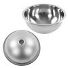 RV Single Bowl Sink Round 340mm 13.4in Diameter 304 Stainless Steel Large Capacity for Camper Yacht Kitchen