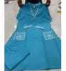 Women Designer Heavy Cotton Kurta Pant Set Embroidered Party Wear Top Tunic Kurti Dress