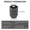 JBIW9 Car Wheel Tire Valve Caps Stem Case Dustproof Accessories For Skoda octavia a5 a4 mk1 2 fabia superb rapid mk3 yeti 2006