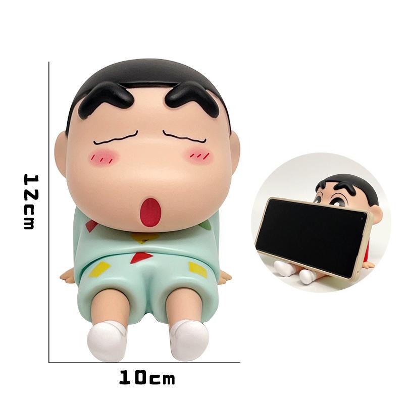 Anime Figure Phone Holder Kawaii Desktop Ornaments Phone Support Mini GK Collection Decoration Toys Gifts