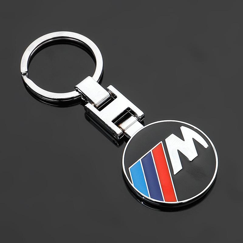 3D Creative Car Badge Keychain Metal Emblem Key Ring For BMW M F10 F20 E83 E90 E92 E93 X1 X5 X6 F30 G03 E43 E63 E84 Accessories pdzp71