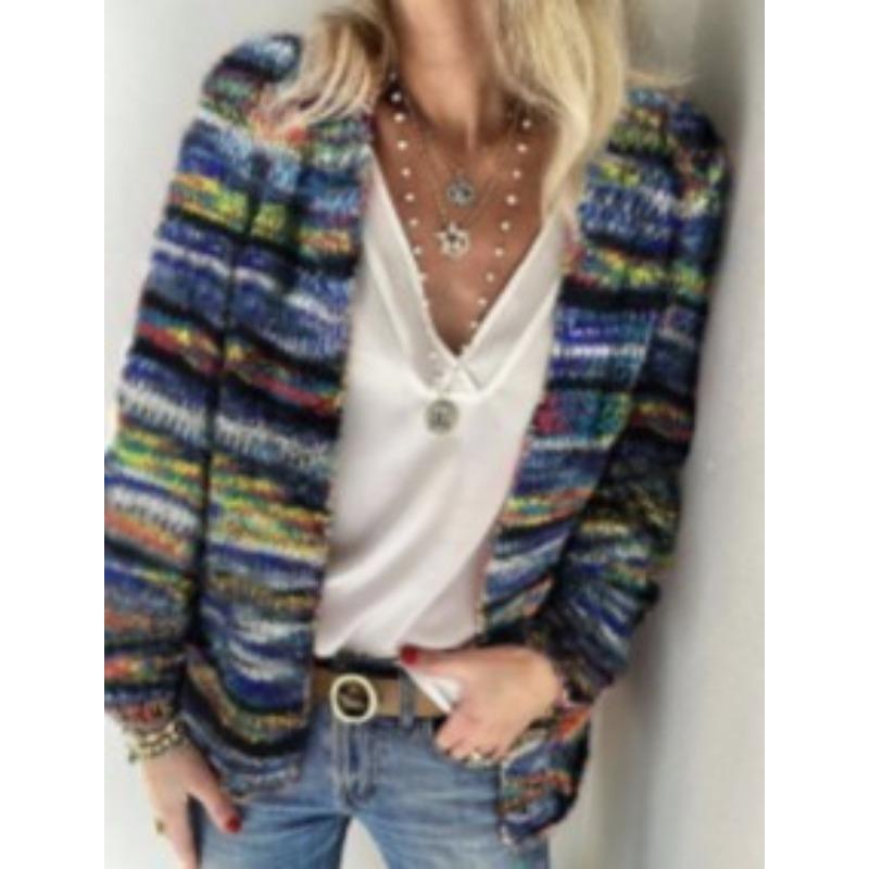 Ladies Spring Sweater Knitted Cardigan Thin Jacket Loose Coat