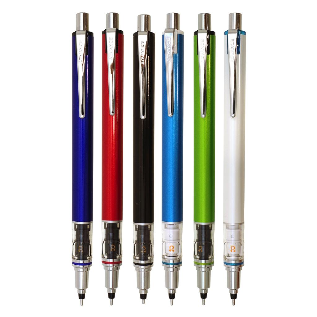 Uni Mitsubishi Pencil Механический карандаш Kurutoga Advance Механизм предотвращения поломки грифеля Темно-синий 0,5 M55591P.9