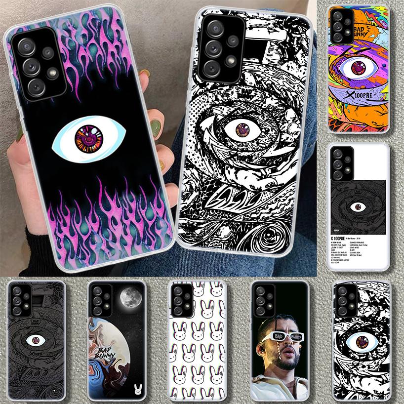 Bad Bunny X100pre Phone Case Cover for Samsung Galaxy A12 A22 A32 A52 A72 A02S A51 A50S A31 A20S A10S Note 20 Ultra 10 Plus Gala