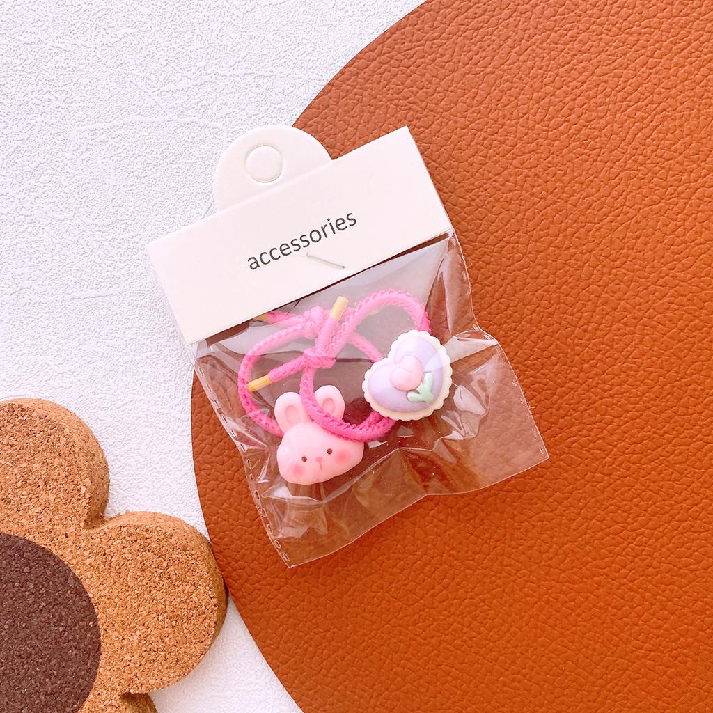 New Bow Cute Rope Children Baby Elastic Hair Rubber Bands Accessories Kids Girl Headband Tie Ring Headwear Scrunchie