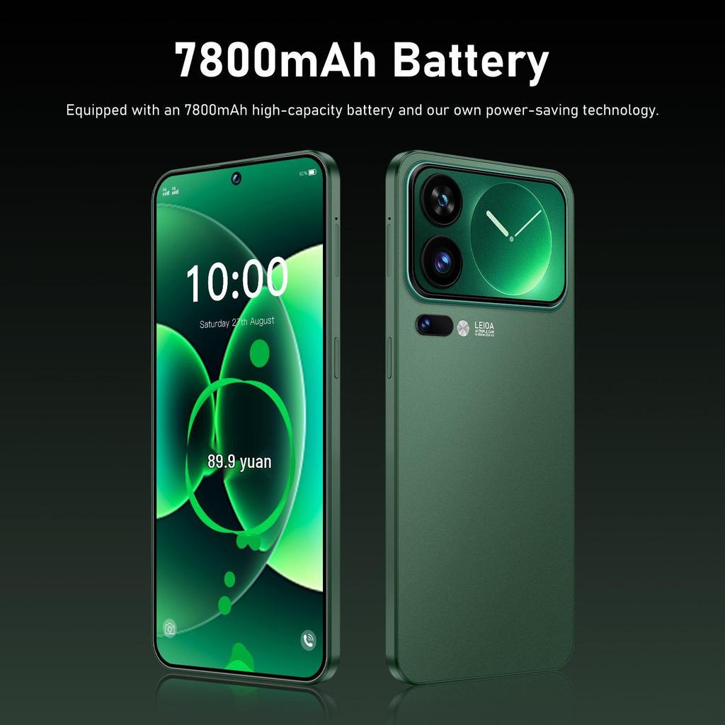 M17 Pro Max 16 ГБ + 1 ТБ Android-смартфон, большой 7,3-дюймовый экран