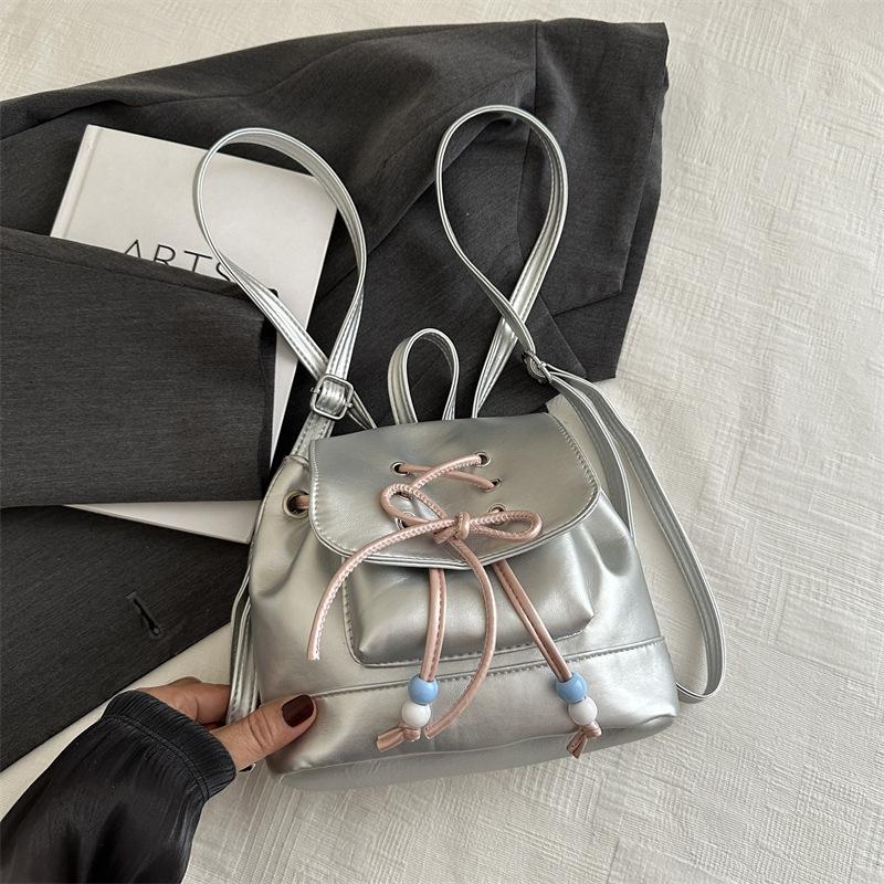 Милая корейская версия рюкзака в форме банта с маленькой сумкой с ручным креплением, индивидуальный рюкзак для женщин, новый модный и трендовый рюкзак