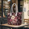 Elegant Floral Shoulder Bag for Women Daily Use Casual Tote Handbag