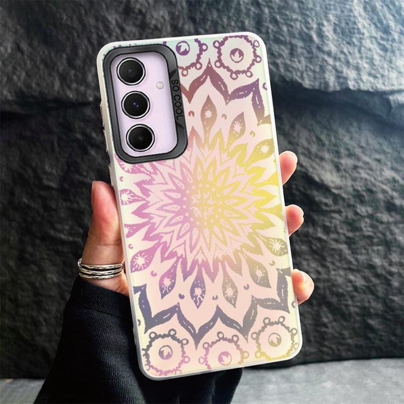 Чехол для телефона Samsung S24 Ultra S23 Plus S22 S21 S20 FE A55 A54 A53 A35 A34 A32 A25 A24 A15 A14 A13 5G противоударный бампер градиентный чехол Aurora