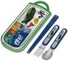 Skater Trio Sliding and Fork Thunderbird AG TCS1AM Set, Chopsticks, Spoon, Set,