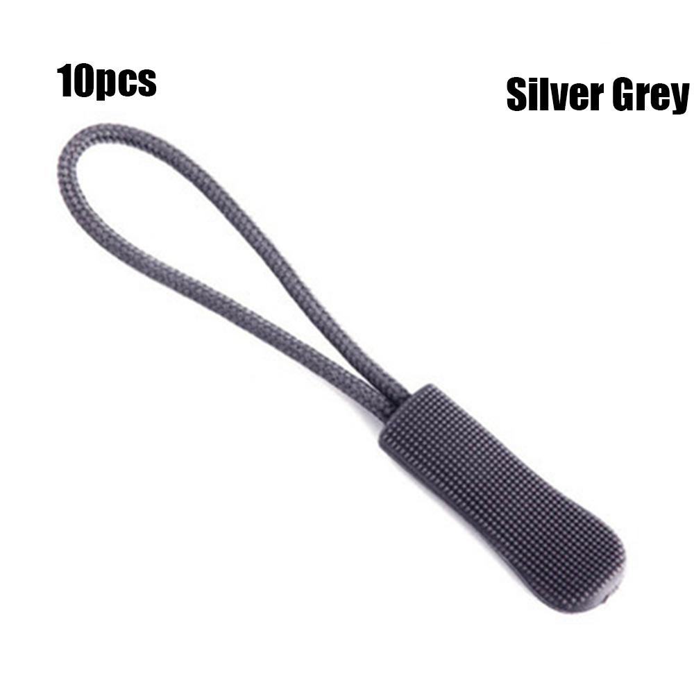 10 шт./упак. Запасной шнурок-бегунок для молнии рюкзака, куртки, веревочные pullers, зажим-пряжка для сумок, бегунок на молнии, чемодан, инструменты для дорожной одежды