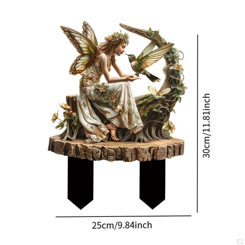 Сказочный декоративный садовый колышек, цветочный горшок, украшение для двора, украшение для ландшафтного двора