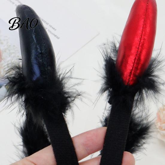 Devil Themed Party Supplies Horns Headband Pitchfork Lace Eye Masque Set, Halloween Masquerade for Women Red Demon Costume Accessories Adults, Balls,