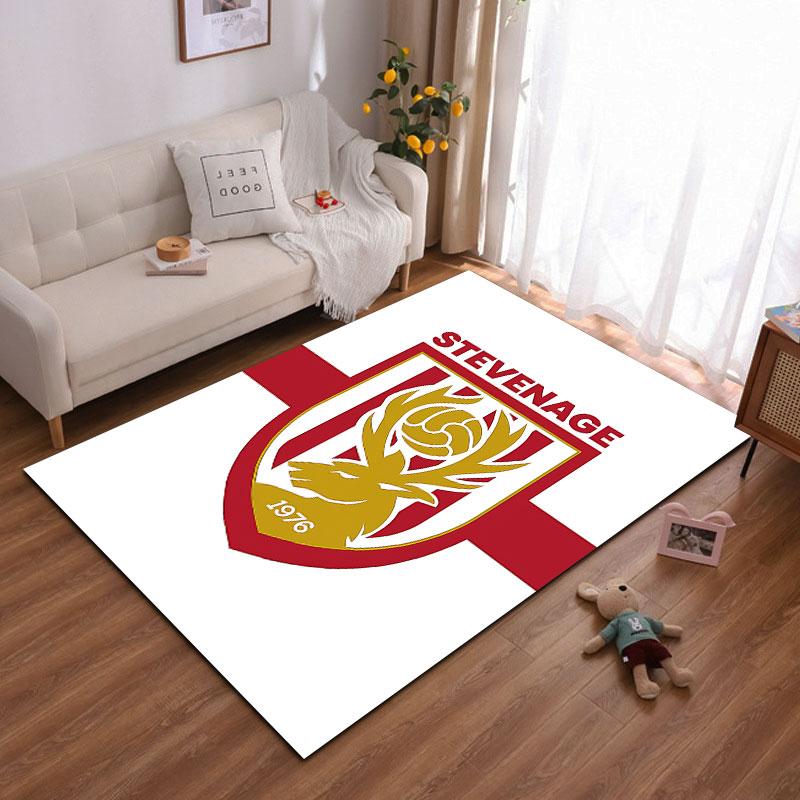 Stevenage FC Crest Carpet suitable as a non-slip mat for the living room or bedroom sofa