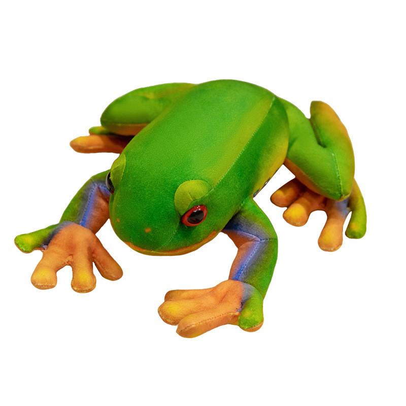 Плюшевая игрушка лягушка с набивкой из ПП хлопка для декора детской игровой комнаты