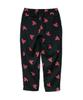 [go Slow Caravan] 340208 Butcher Print Easy Ankle Pants, Black, Size L