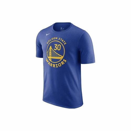 Nike Мужская футболка с коротким рукавом, однотонная, с графическим принтом, синяя