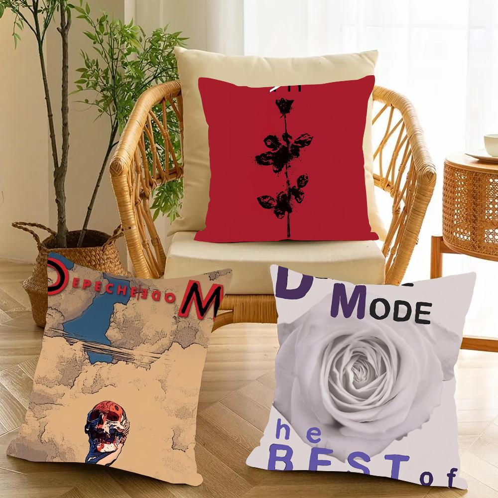 Band D-Depeche M-Mode Pillow Case Cute Room Home office Decor Protective pixel Covers Without game Pillow-Insert