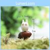 Cartoon Animal Resin Figurine For Garden Micro Landscape Diy Craft Gift